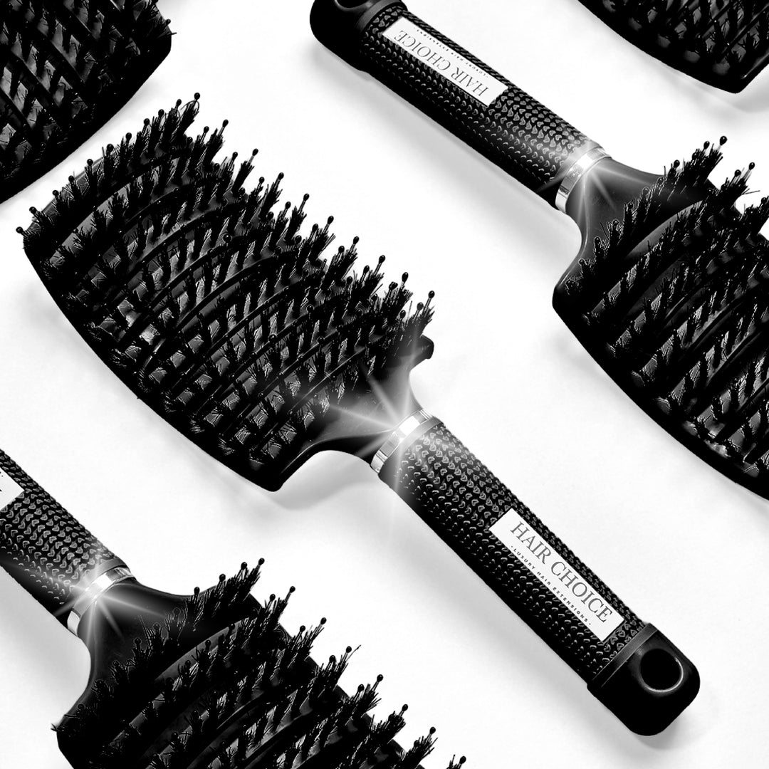 Stroke of Luck - Curved Mixed Bristle Brush