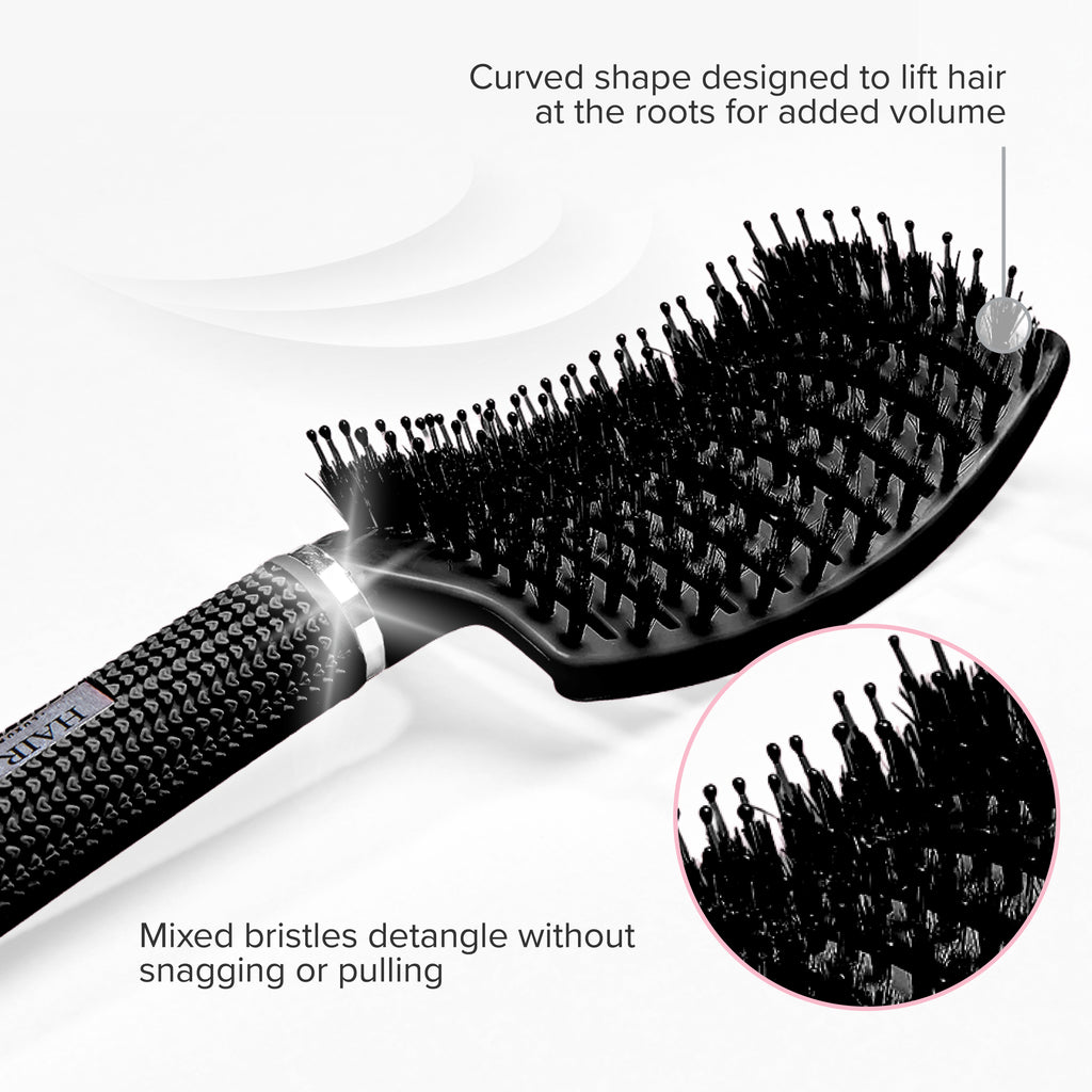 Stroke Luck Curved Bristle Brush