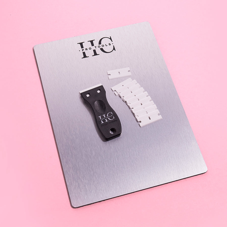 Hair Choice PRO TOOL TAPE SCRAPER & BOARD BUNDLE