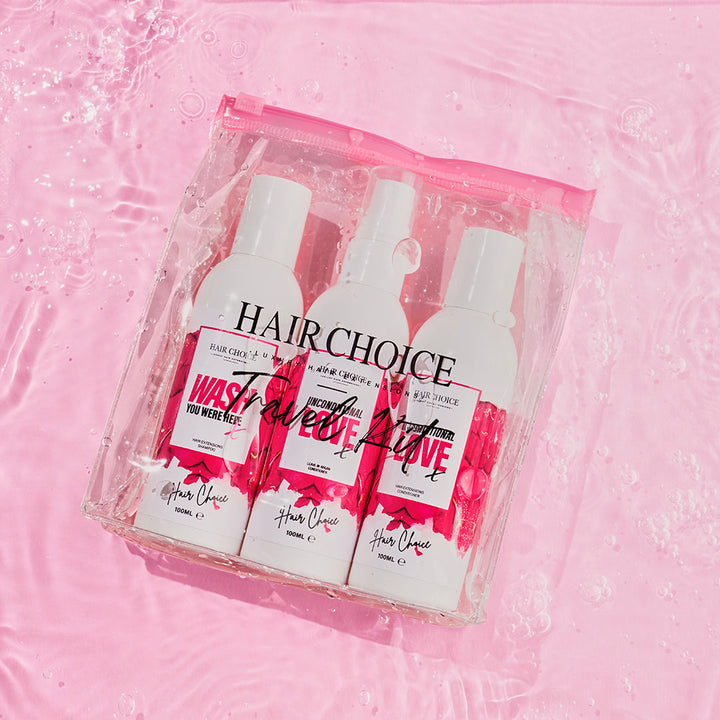Hair Choice Extensions Mini Haircare Travel Kit
